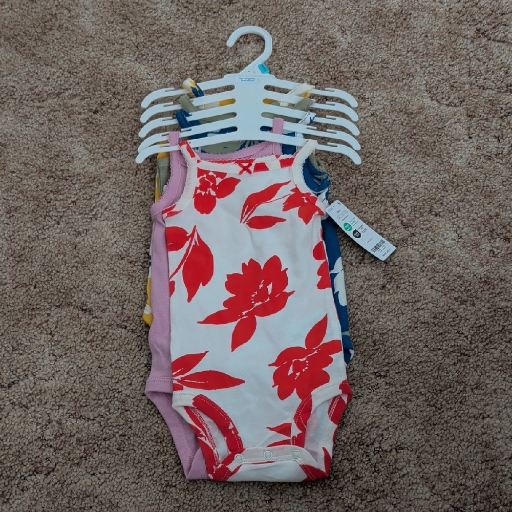 Carter's Red Floral Bodysuit